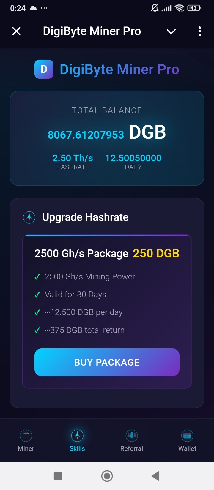 DigiByte Miner Pro preview 3
