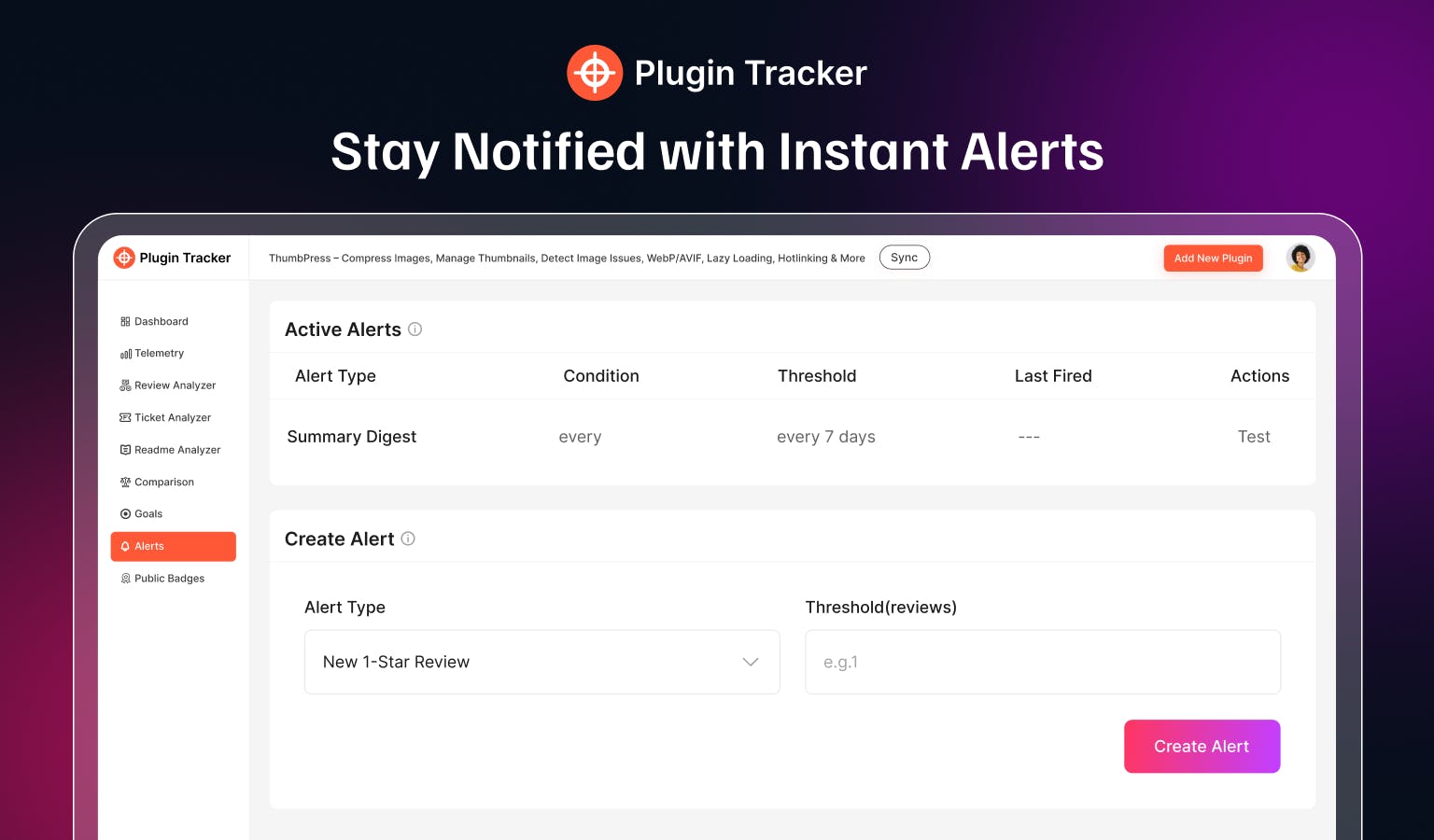 PluginTracker preview 7