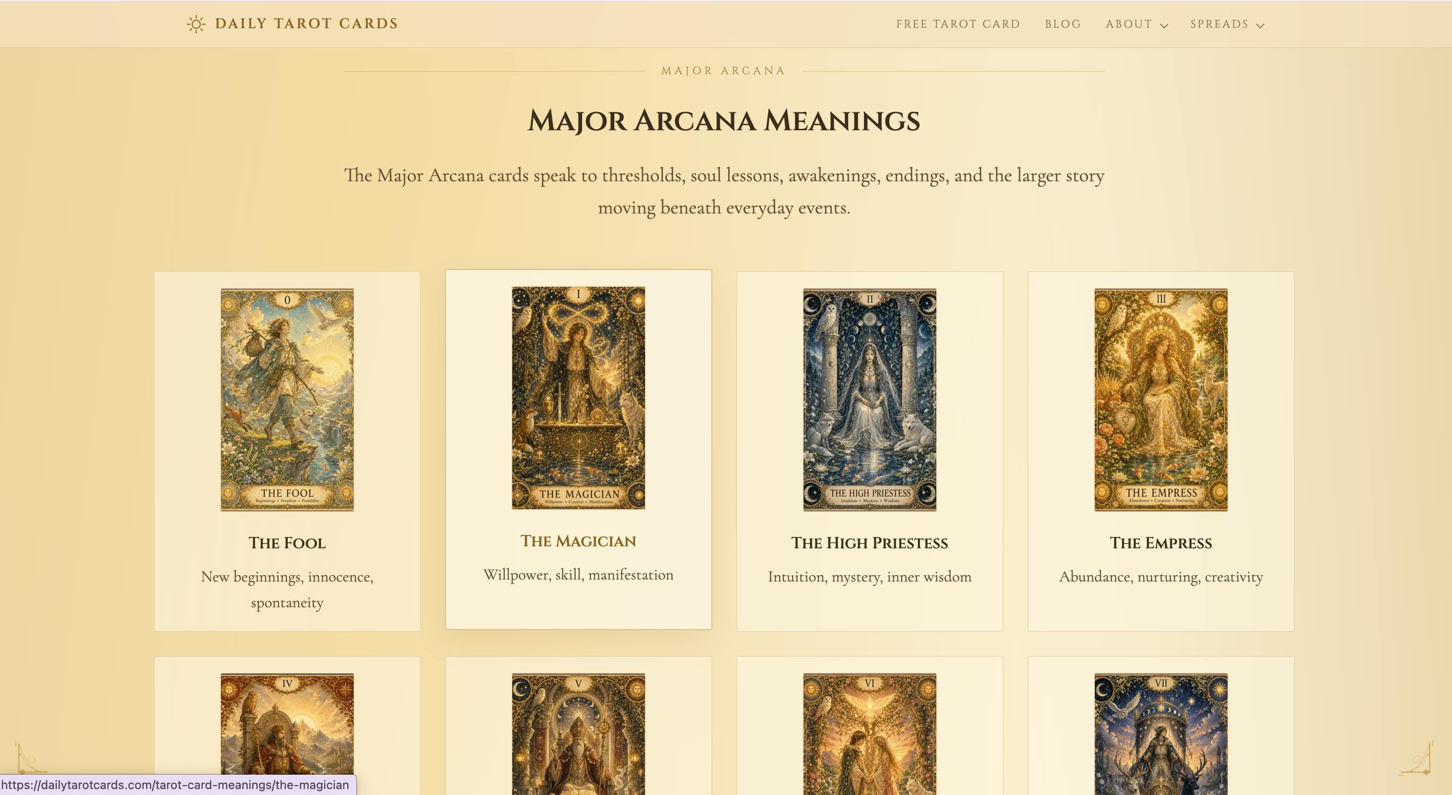 Daily Tarot Cards preview 4
