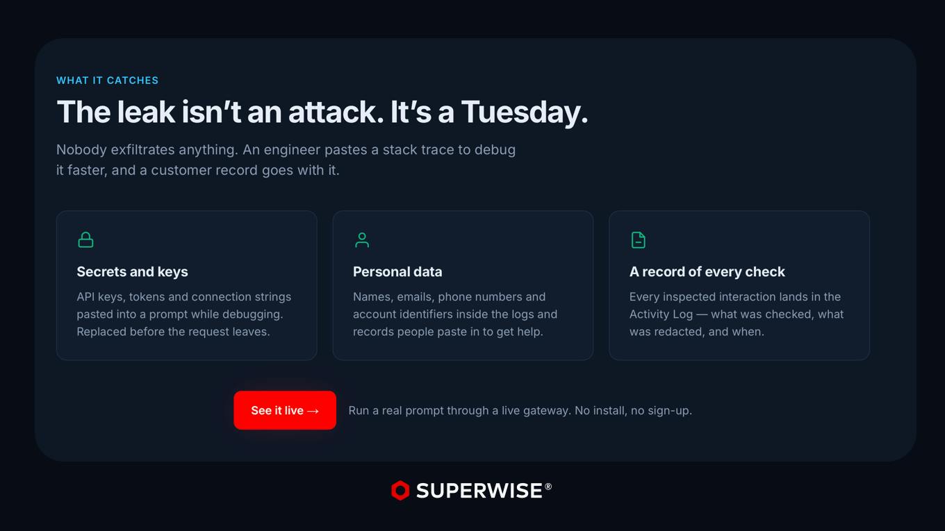 SUPERWISE Sentinel preview 5