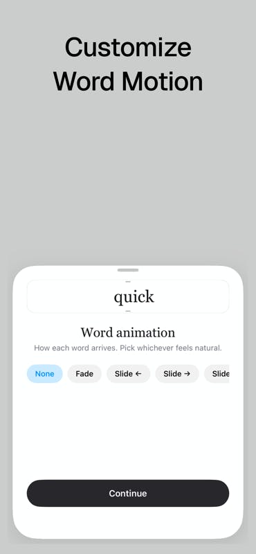 iSpeeedRead preview 5