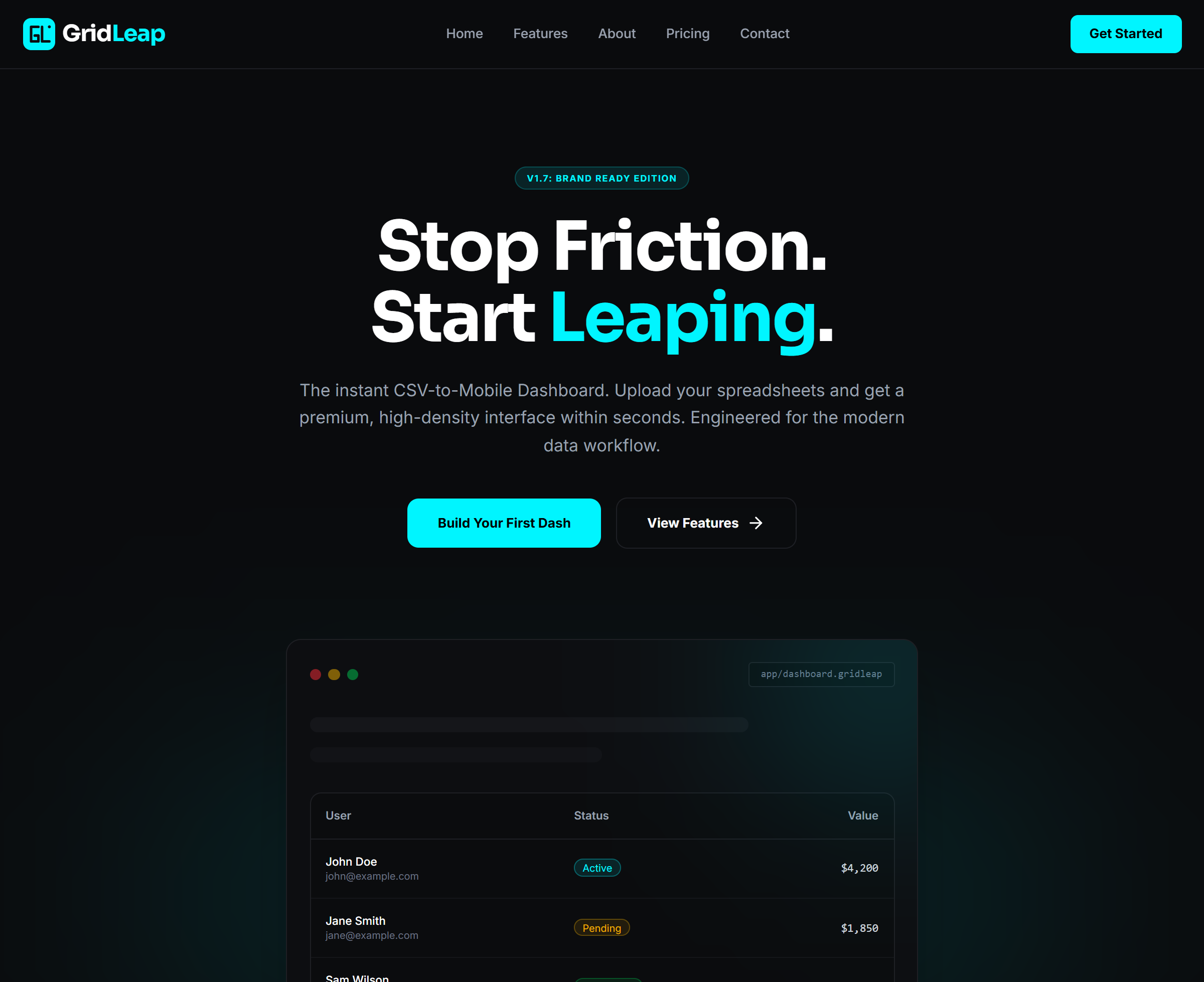 GridLeap preview 3