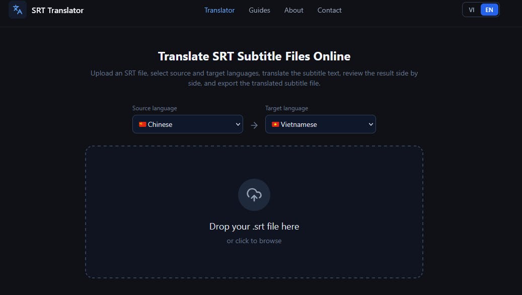 SRT Context-Aware Translator preview 3
