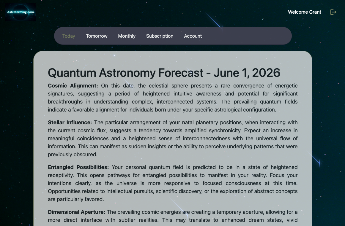 Astroforming preview 2