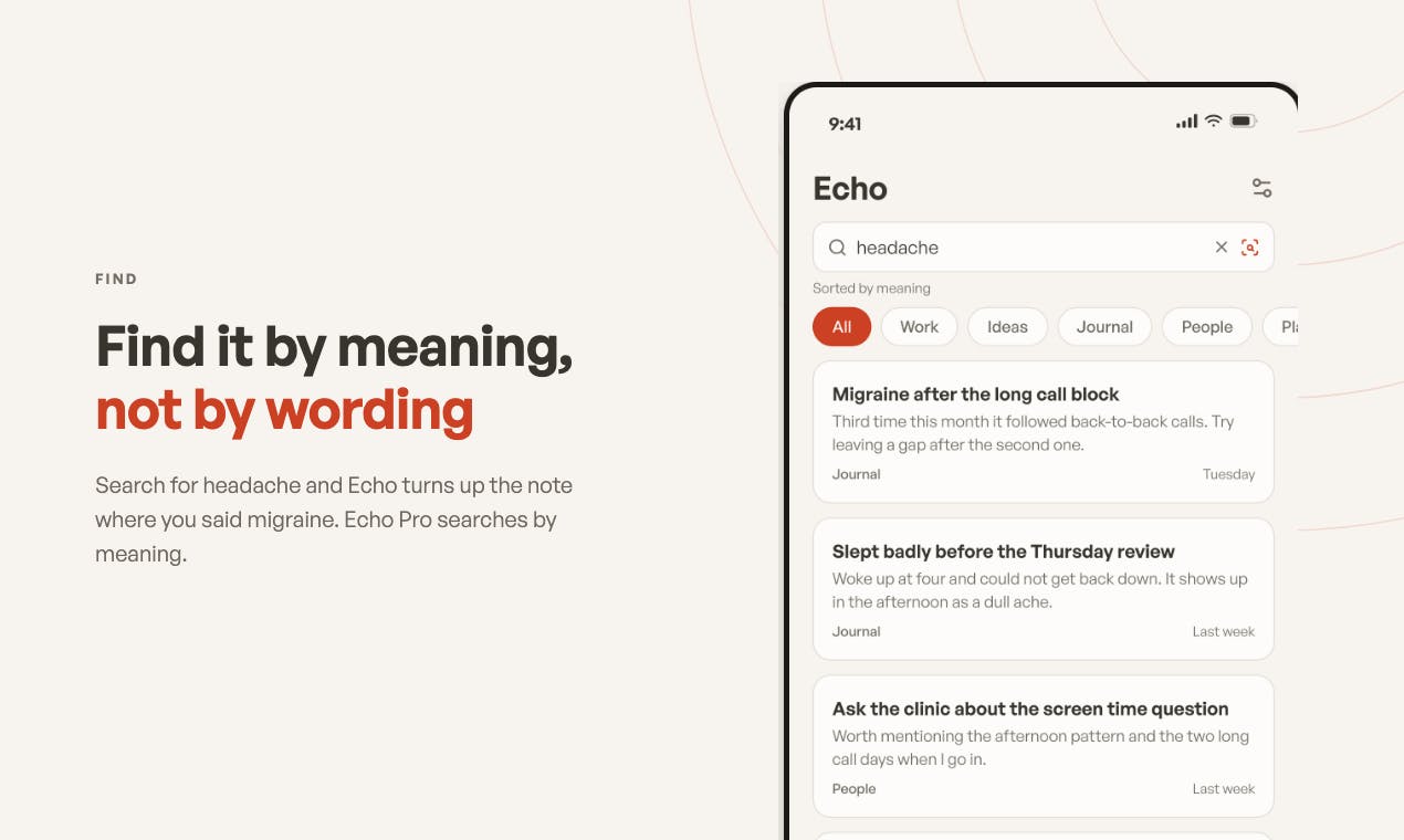 Echo - AI Voice Notes & Ideas preview 4