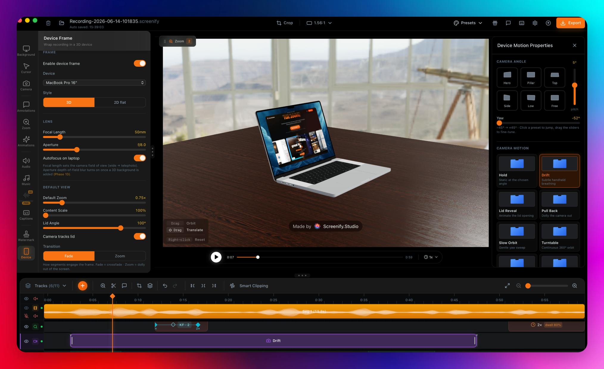 Screenify Studio preview 2