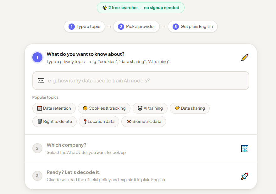 Privacy Decoder preview 3