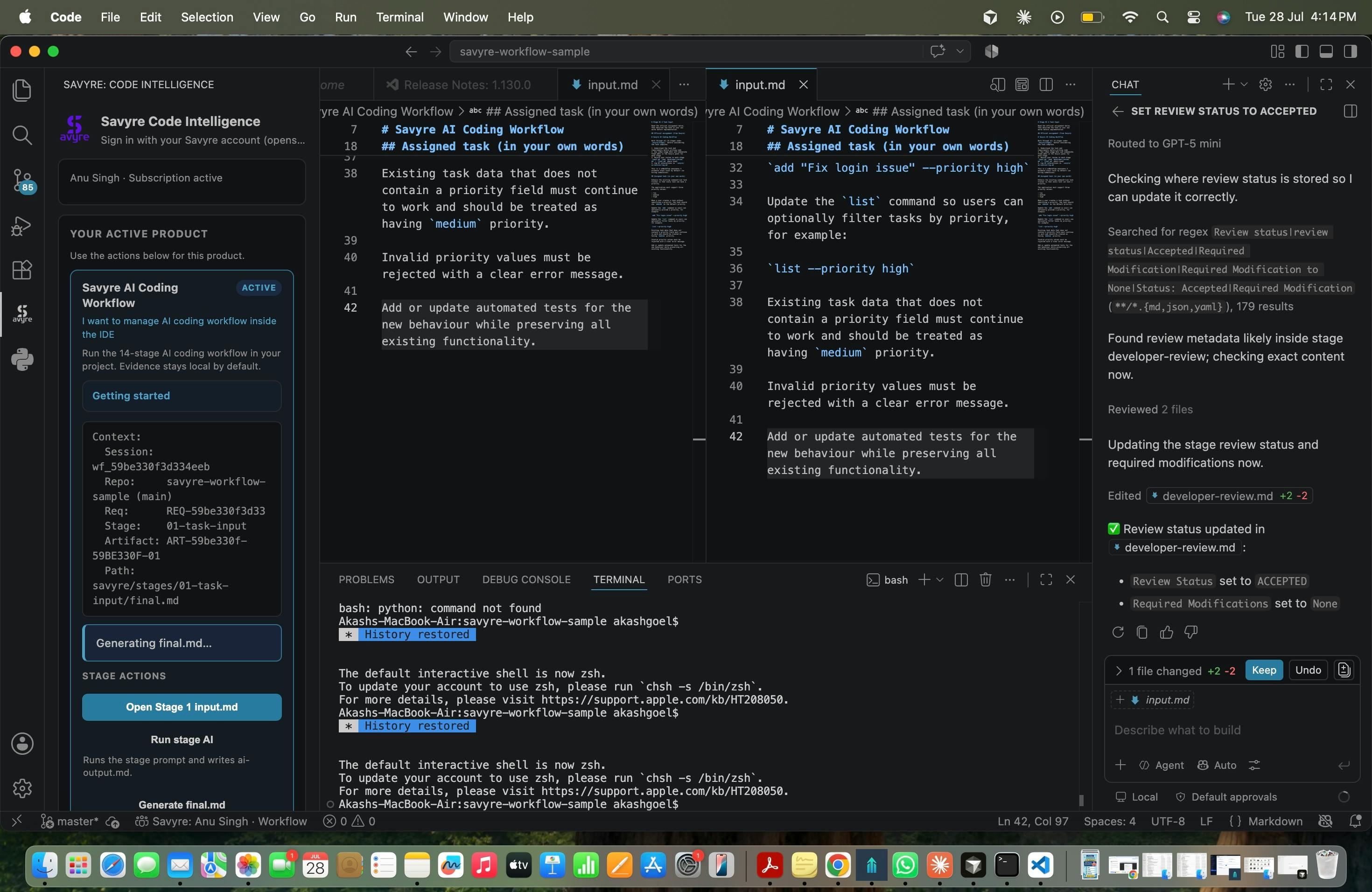 Savyre AI Coding Workflow preview 7