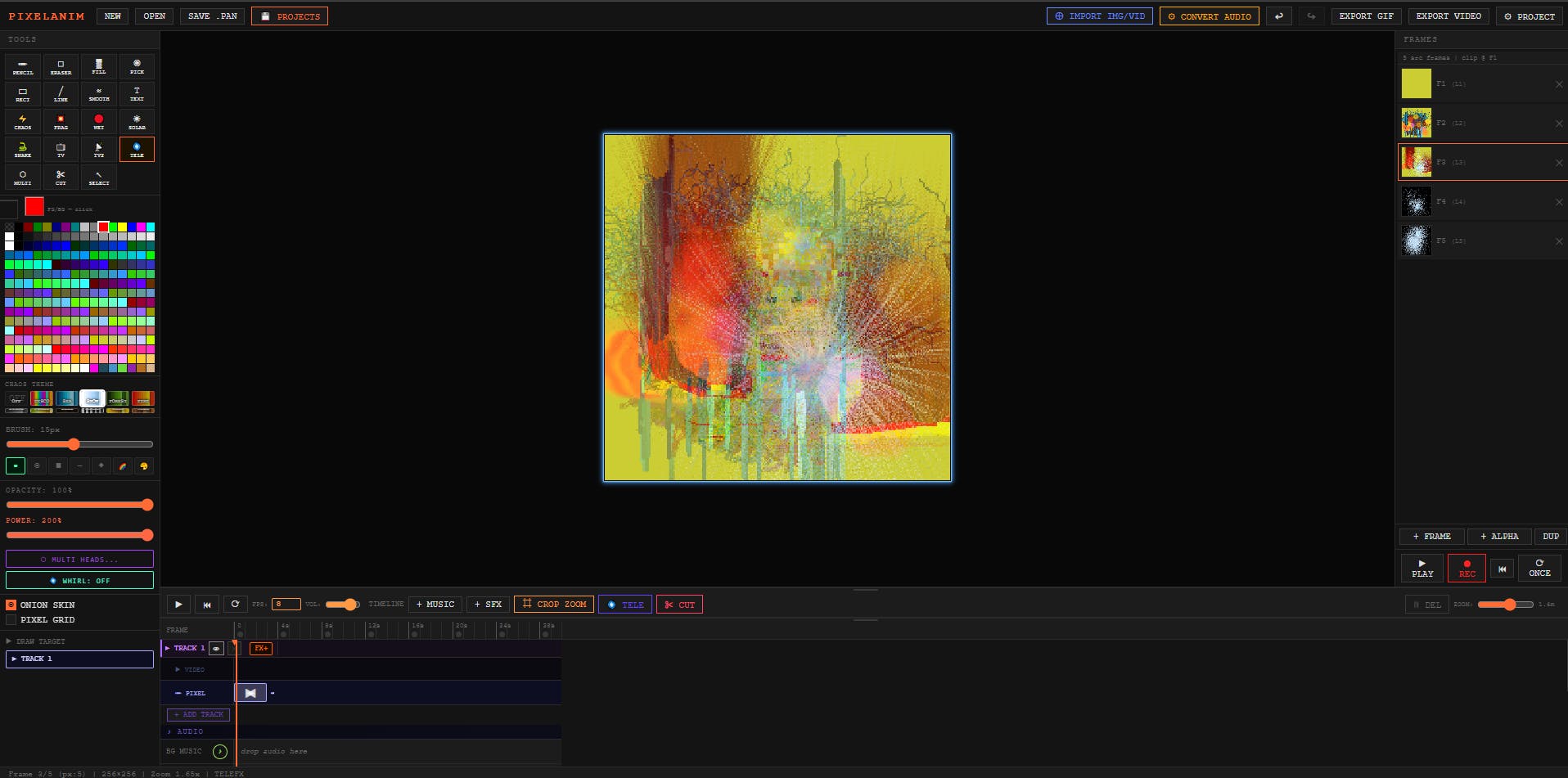 OldSchool Video and image edit. JS HTML5 preview 3