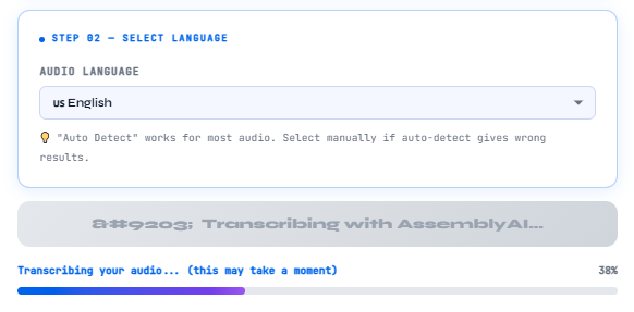 Audio to SRT / Subtitle Convertor preview 3