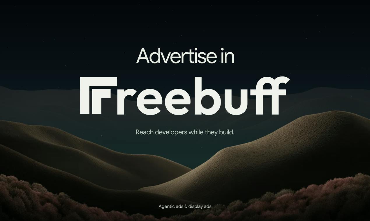 Freebuff Ads preview 2