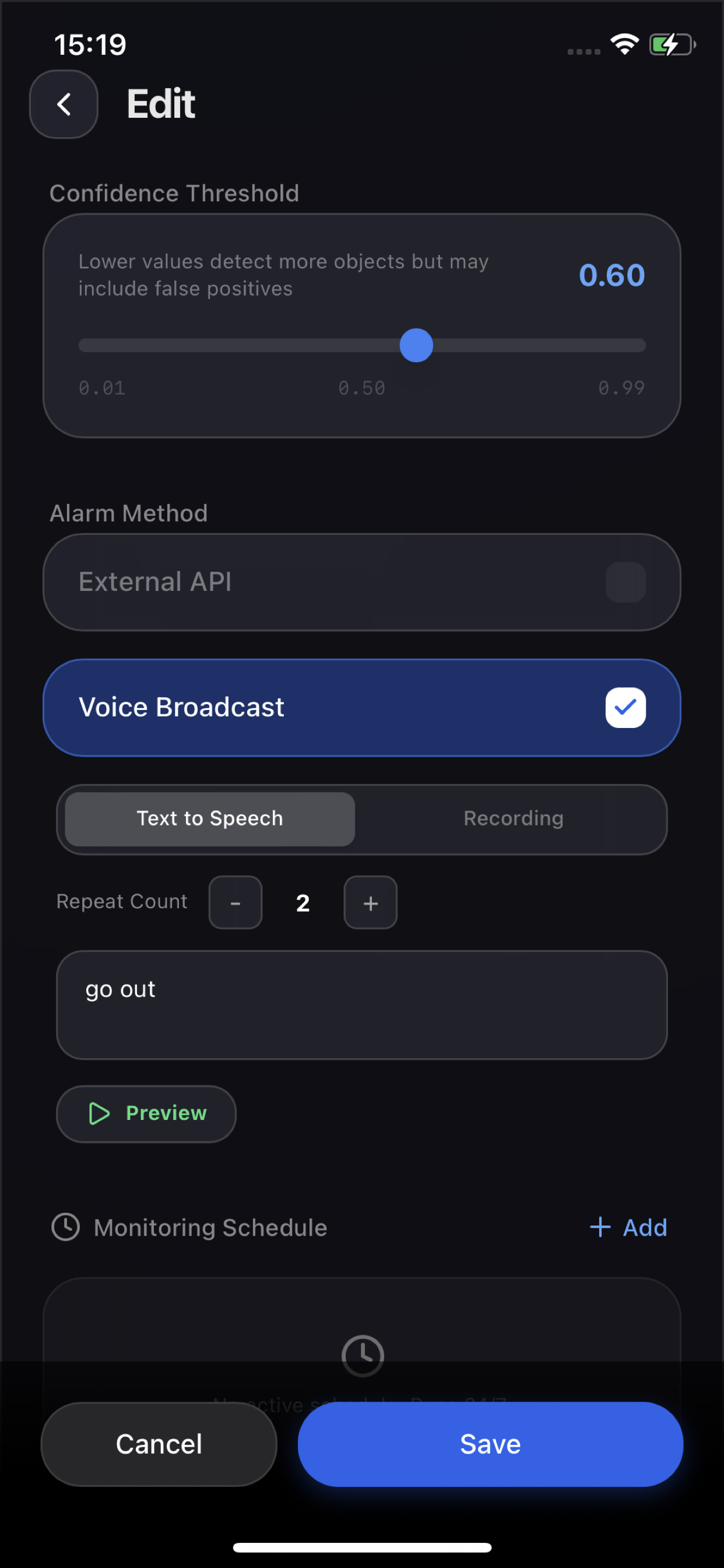 ZoneGuard: AI Area Monitor preview 7