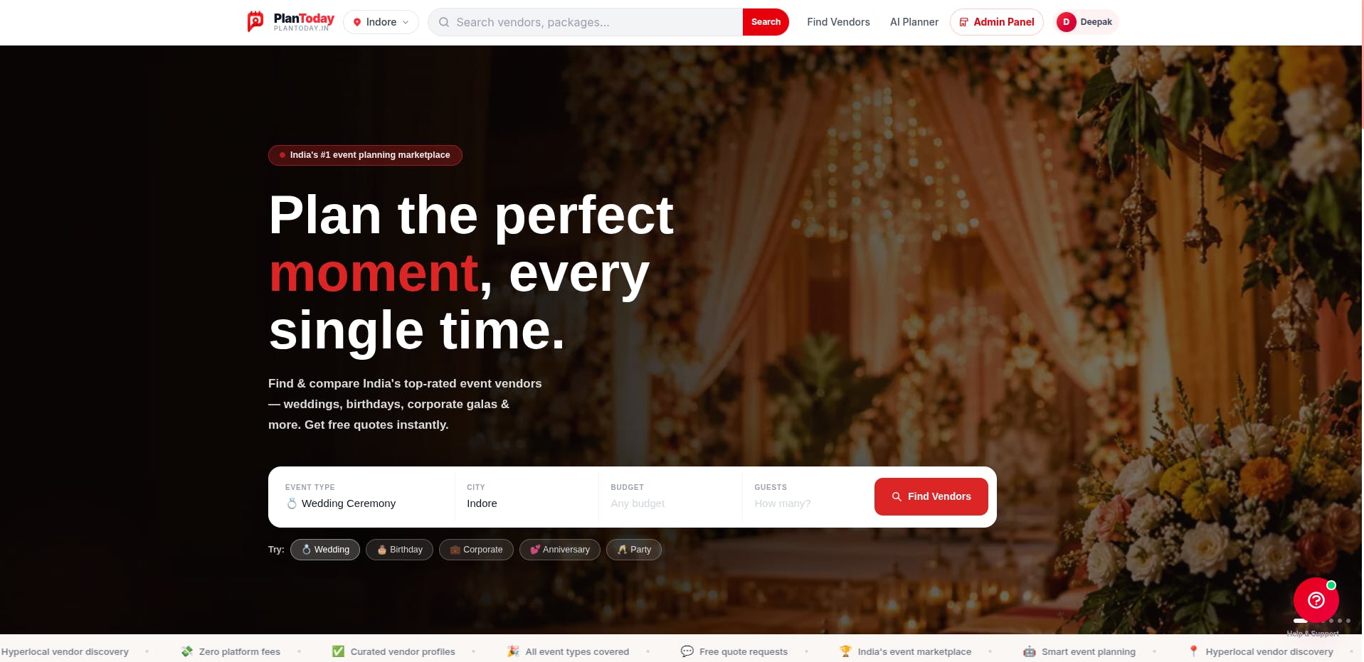 India's Event Vendor Marketplace preview 3