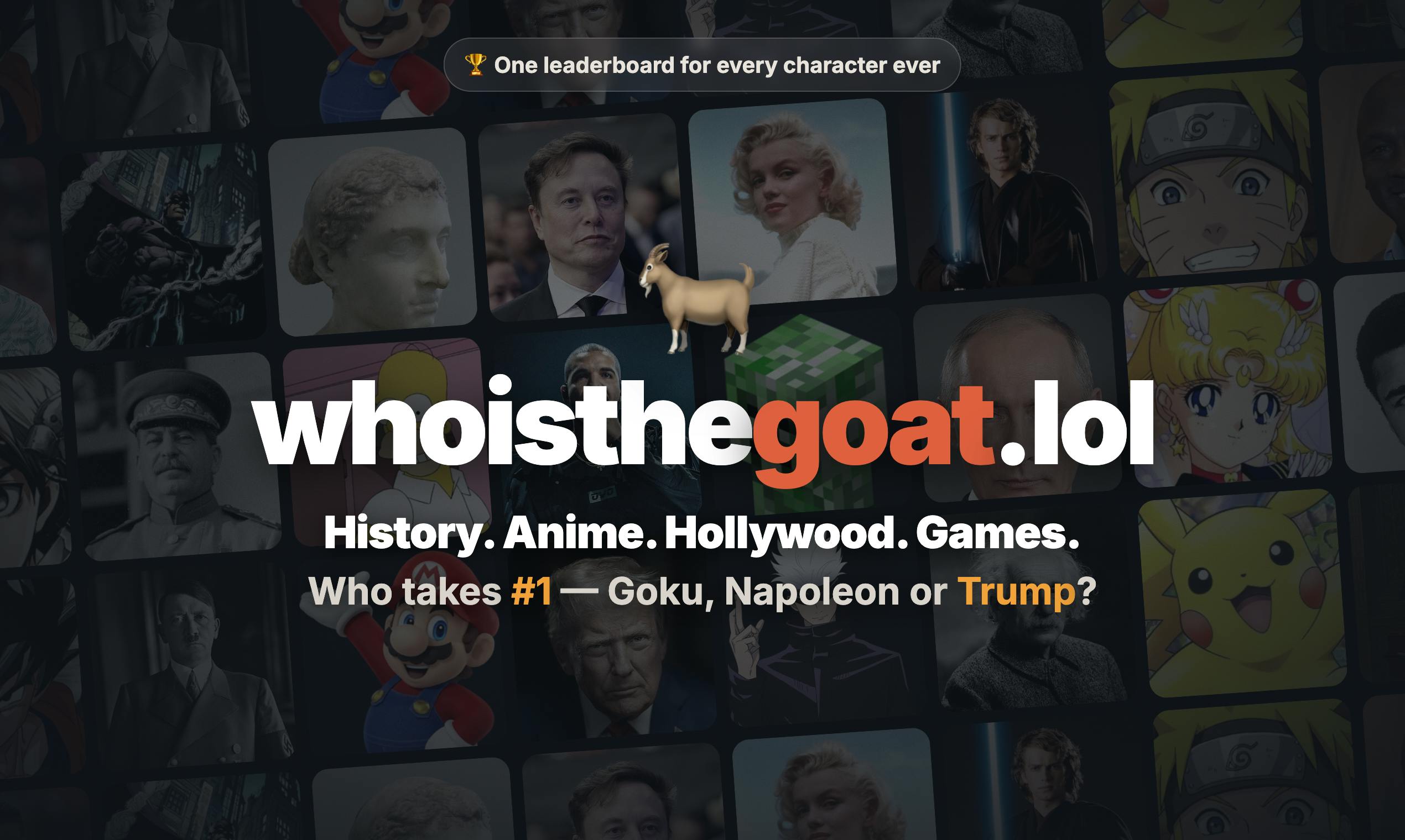 whoisthegoat.lol preview 2
