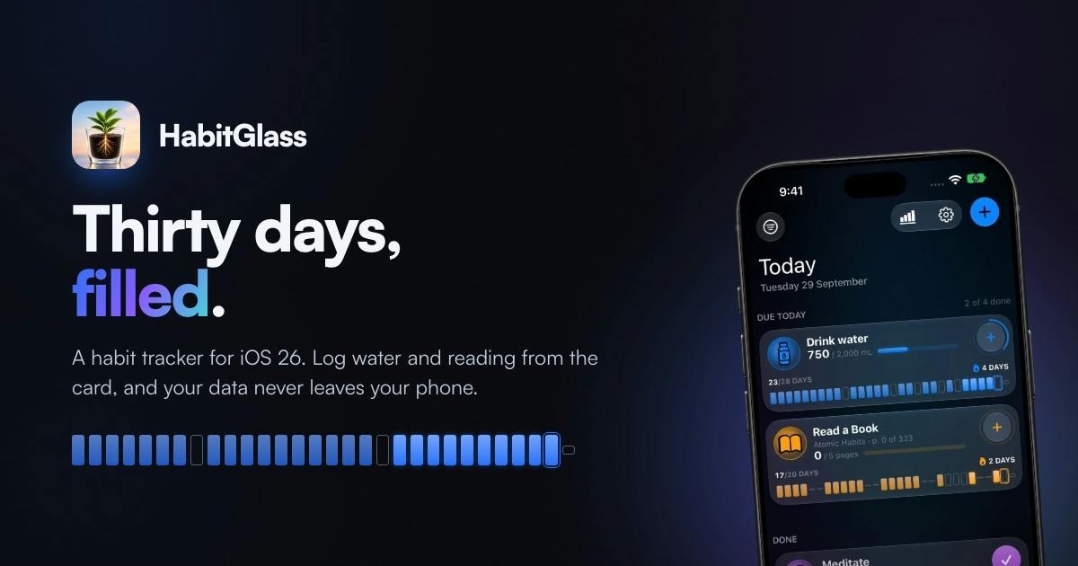 HabitGlass preview 1