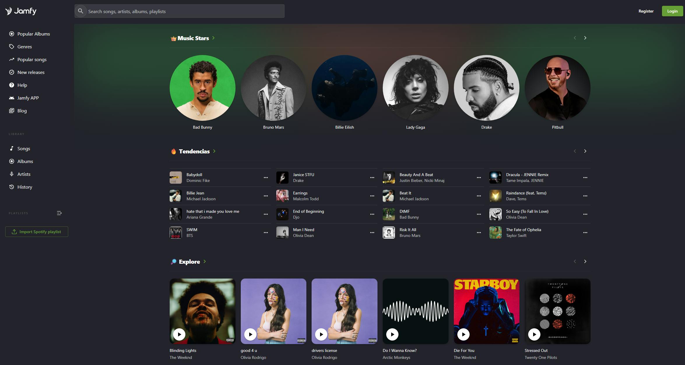 Jamfy preview 2