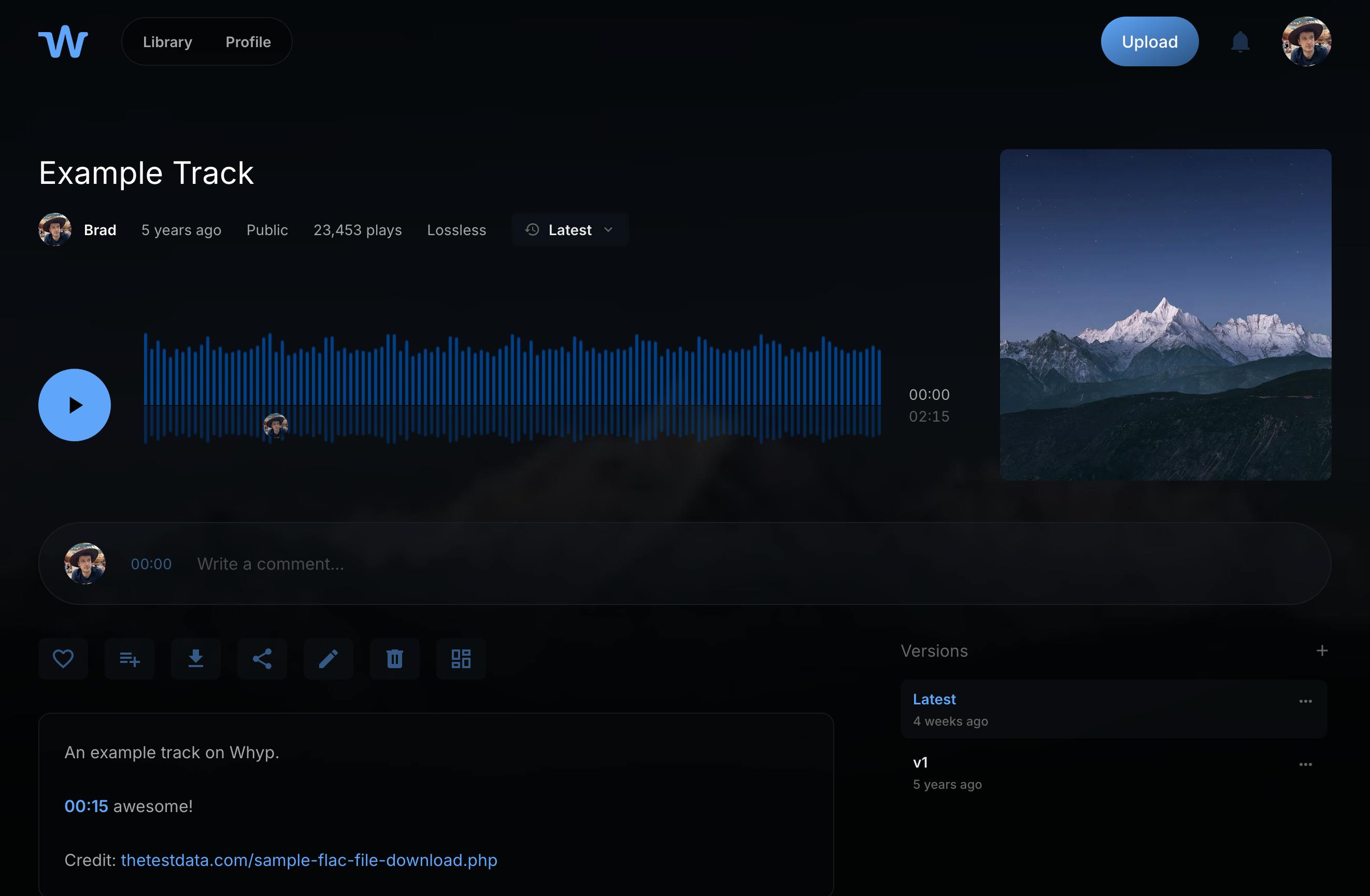 Whyp - Private Audio Hosting with Embeds preview 3