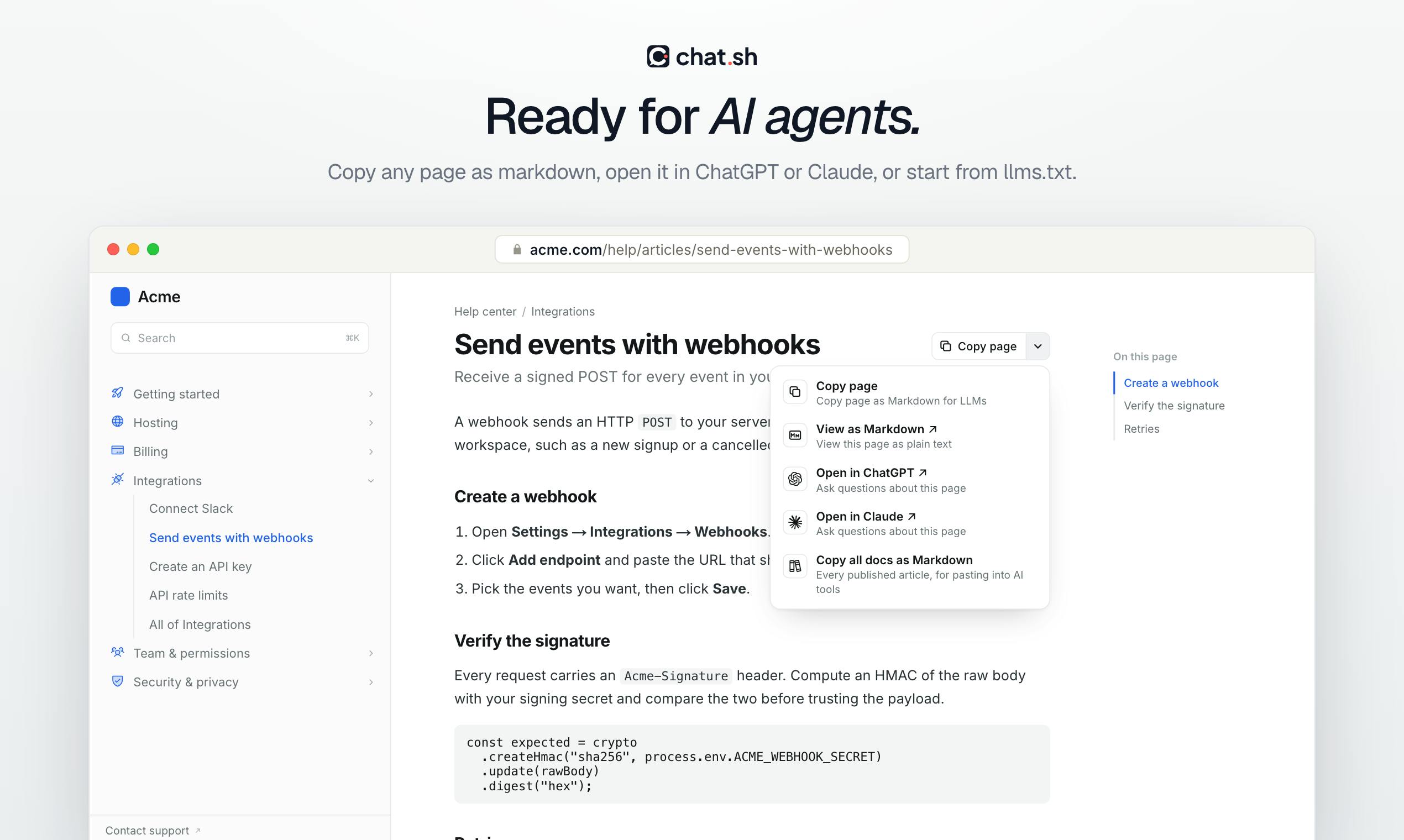 Chat.sh preview 5