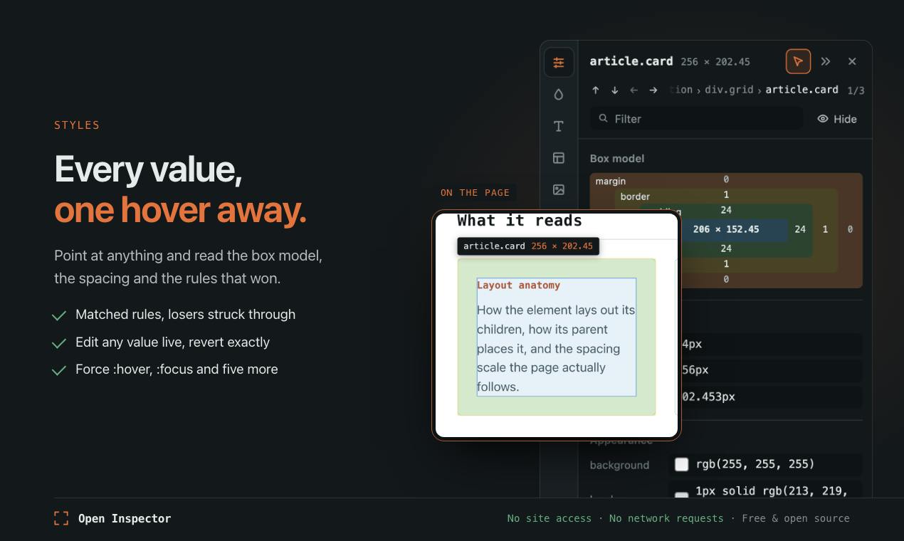 Open Inspector preview 5