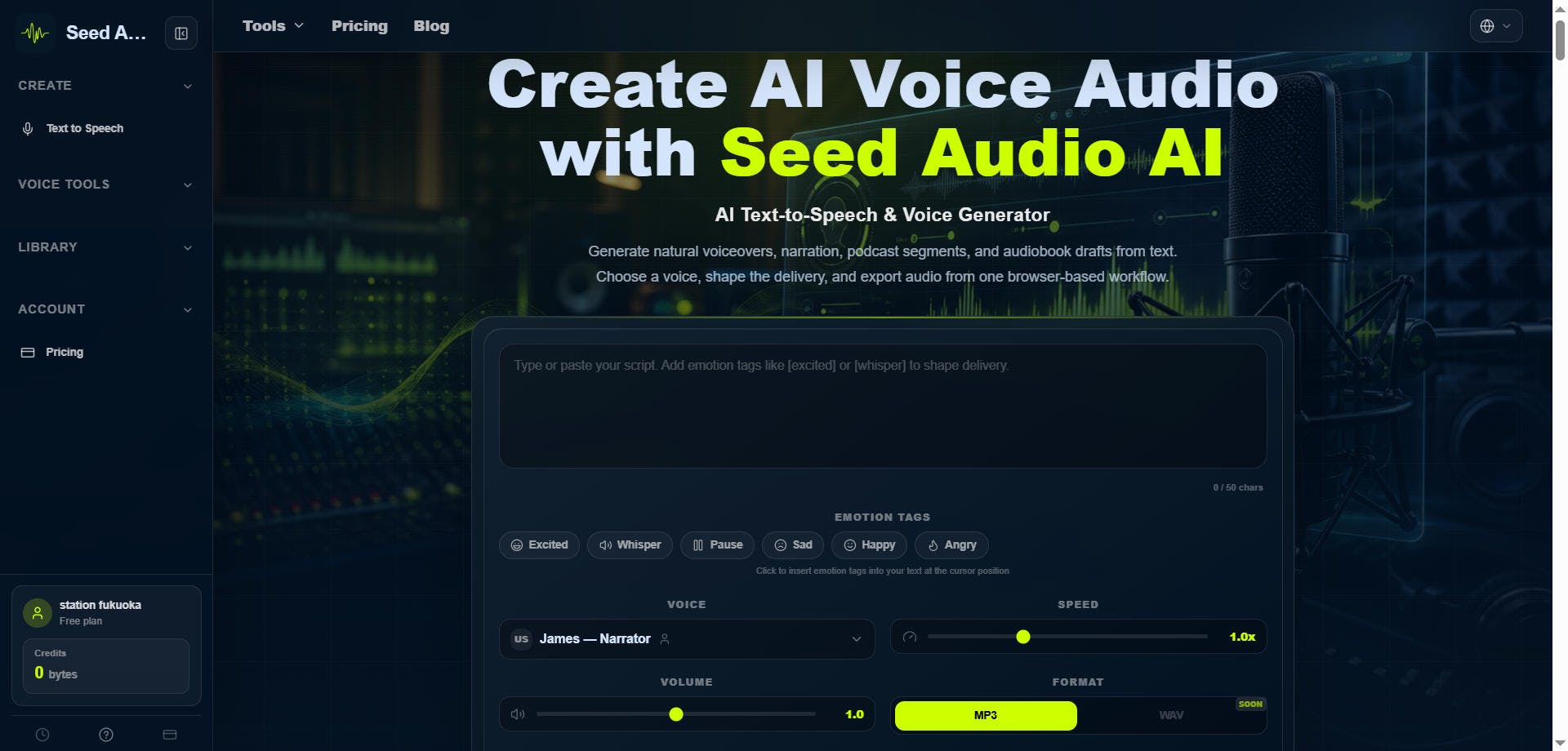 SeedAud AI preview 2
