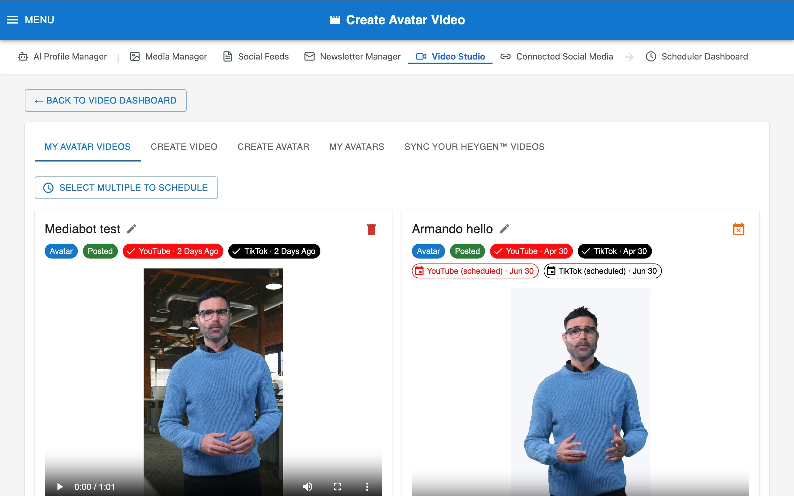Mediabot.io Launch preview 5