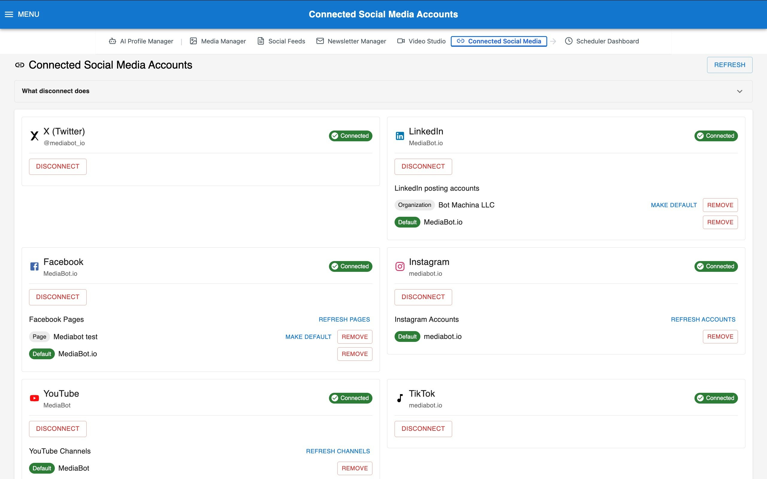 Mediabot.io Launch preview 4
