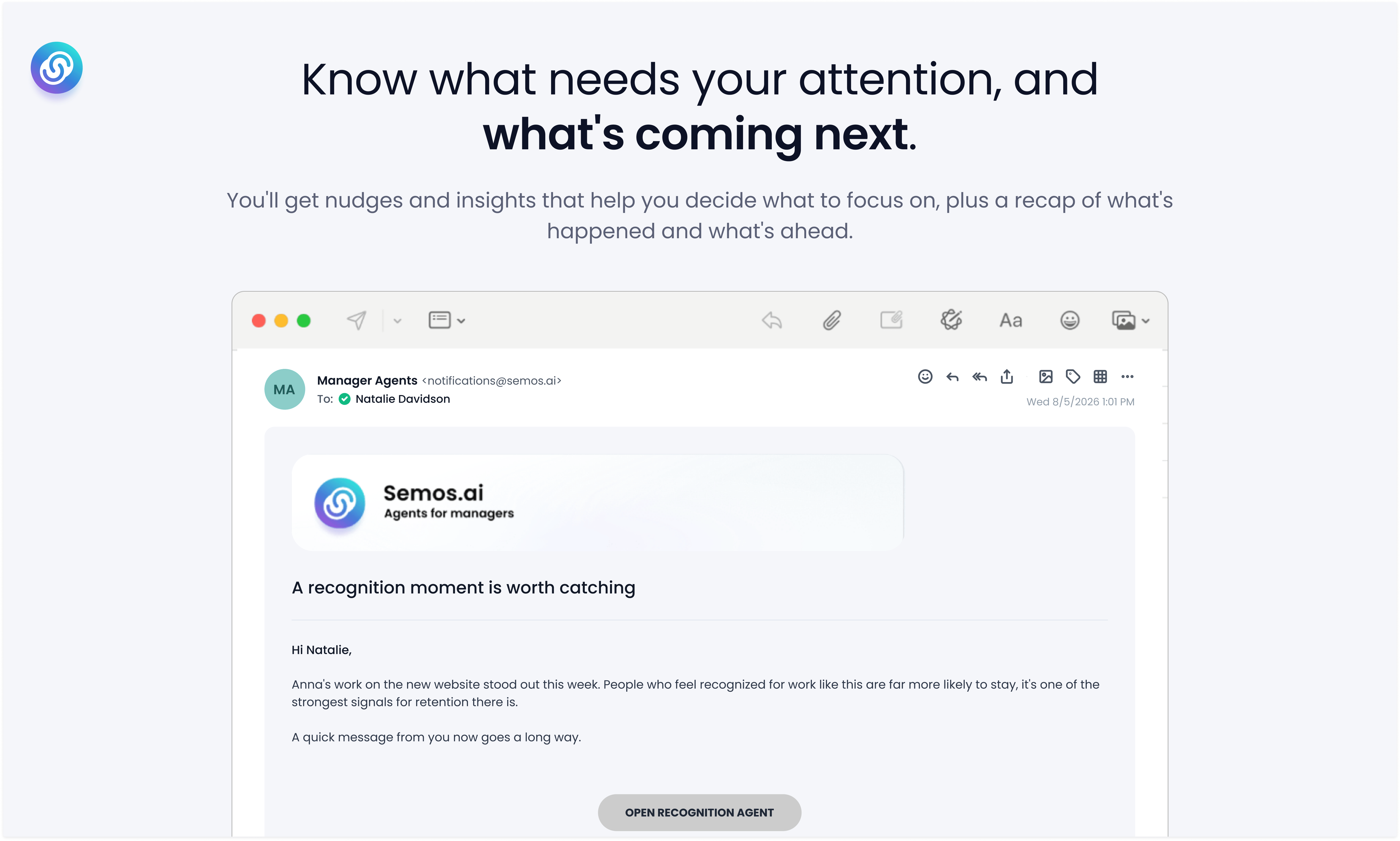 Semos.ai Manager Agents preview 7
