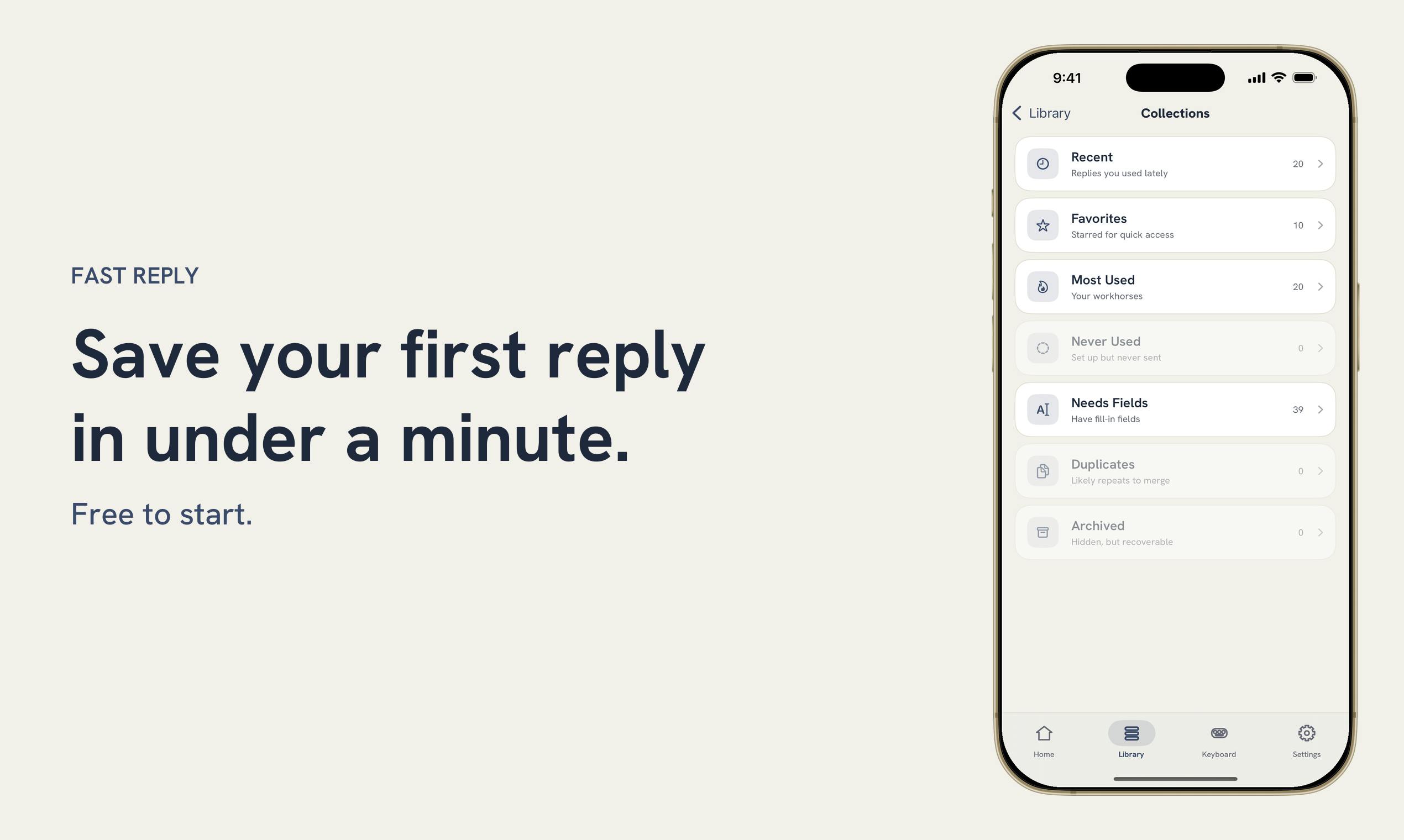 Fast Reply: Saved Replies preview 6