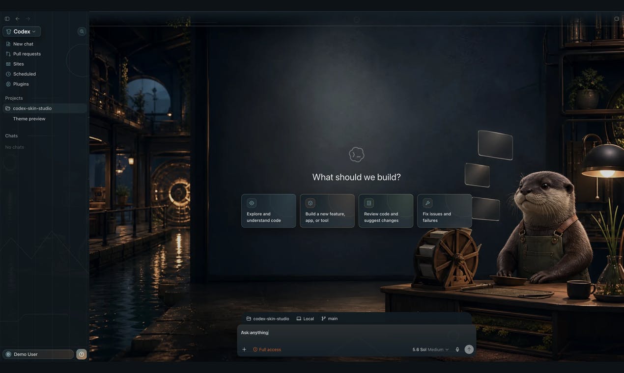 Codex Skin Studio preview 2
