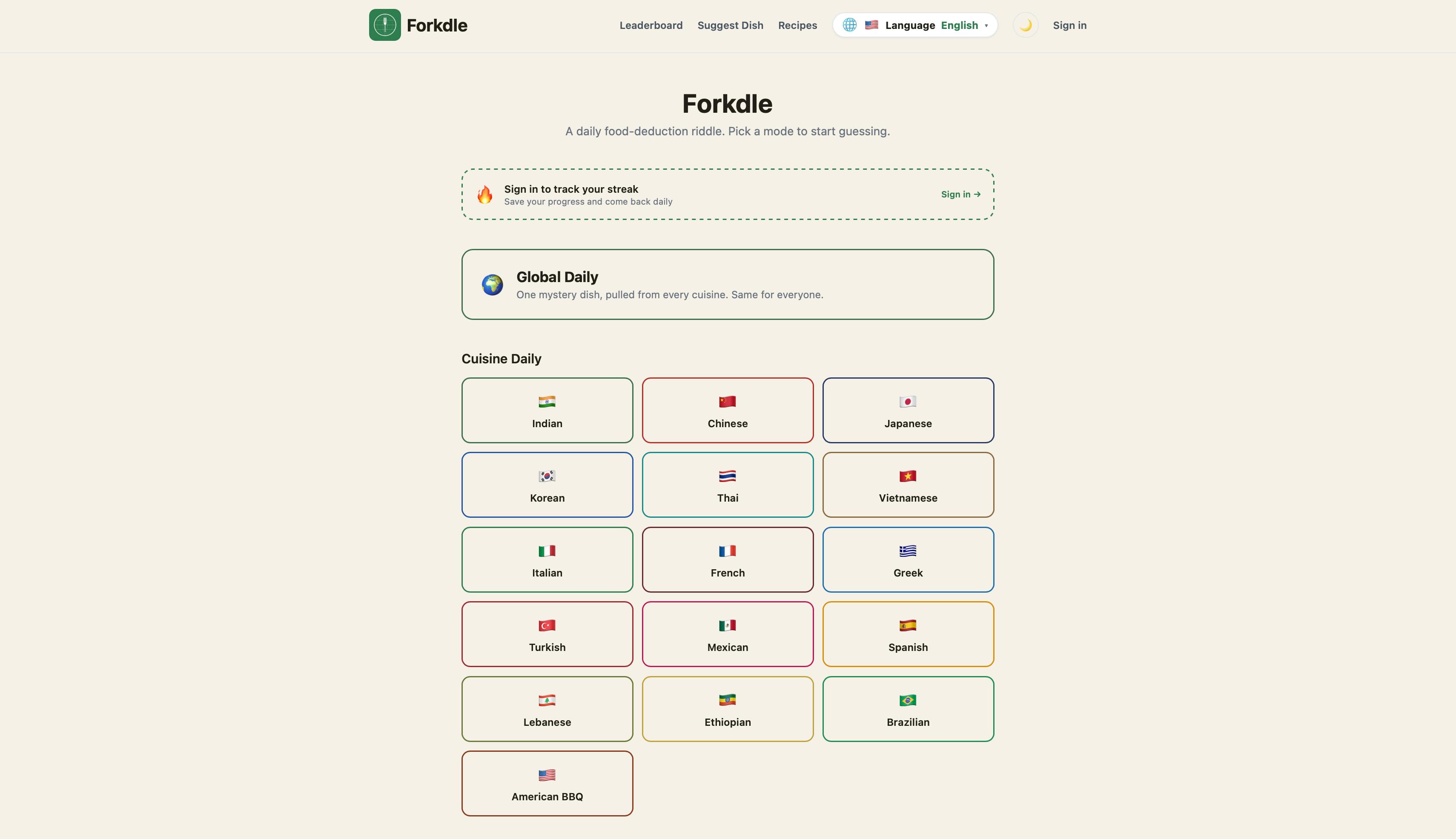 Forkdle preview 3