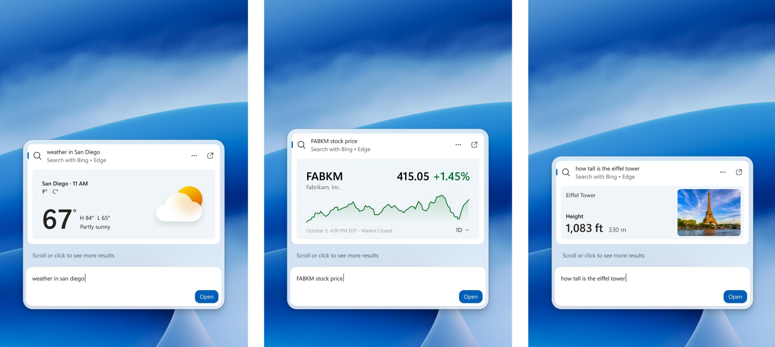 New Windows Search preview 3