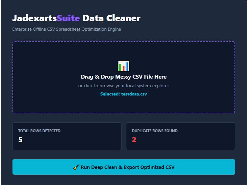 Jadexarts Suite Data Cleaner Pro preview 2