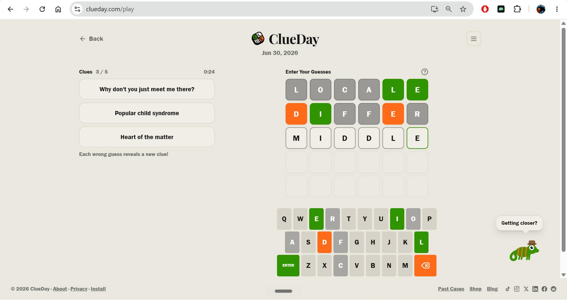 ClueDay preview 3