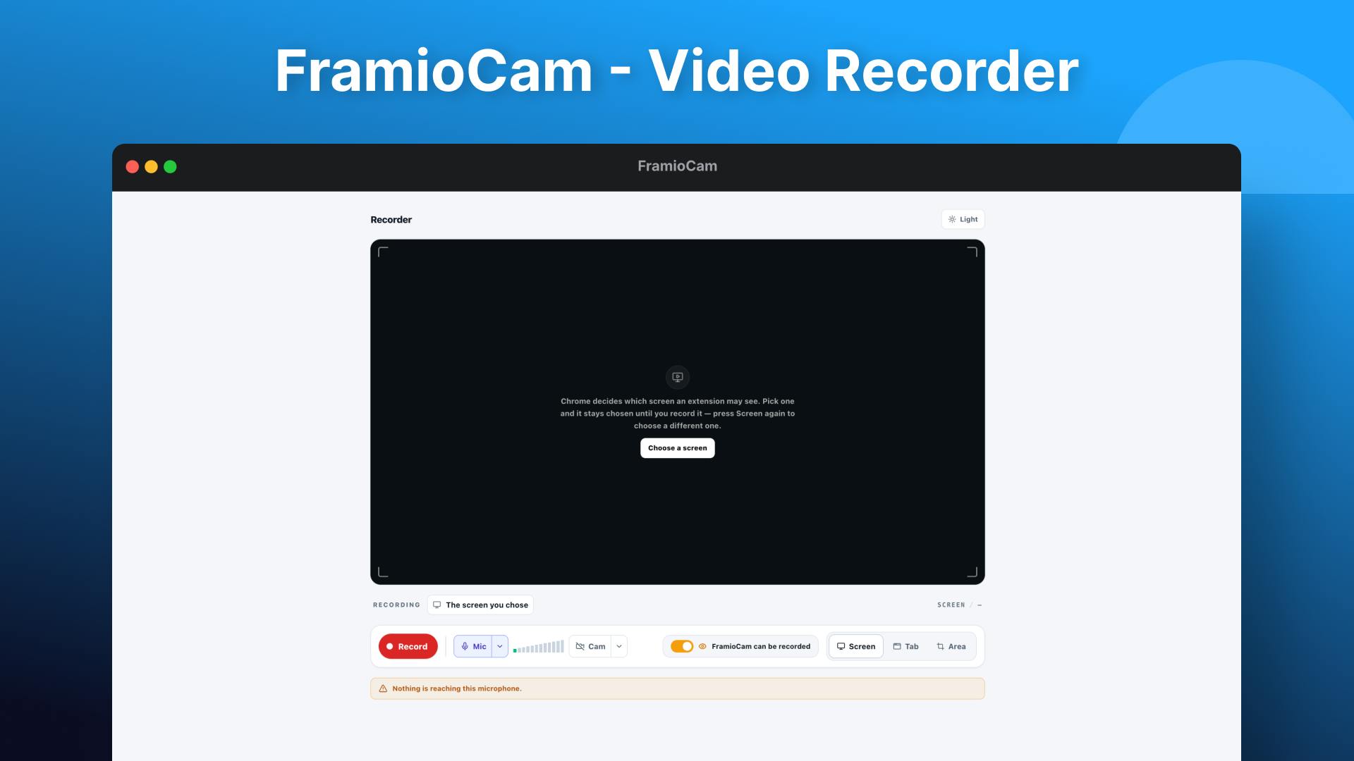 FramioCam preview 3