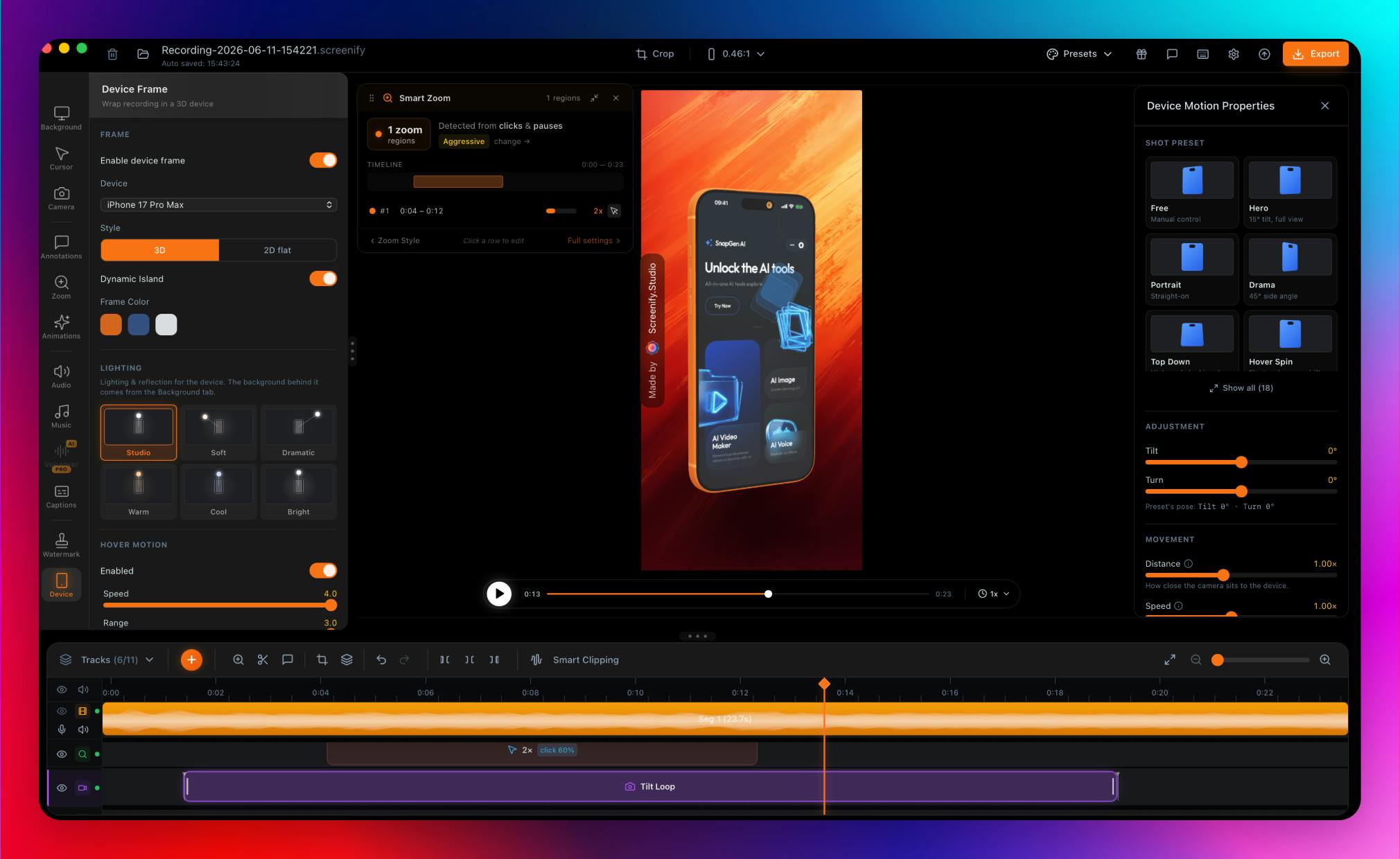Screenify Studio preview 5