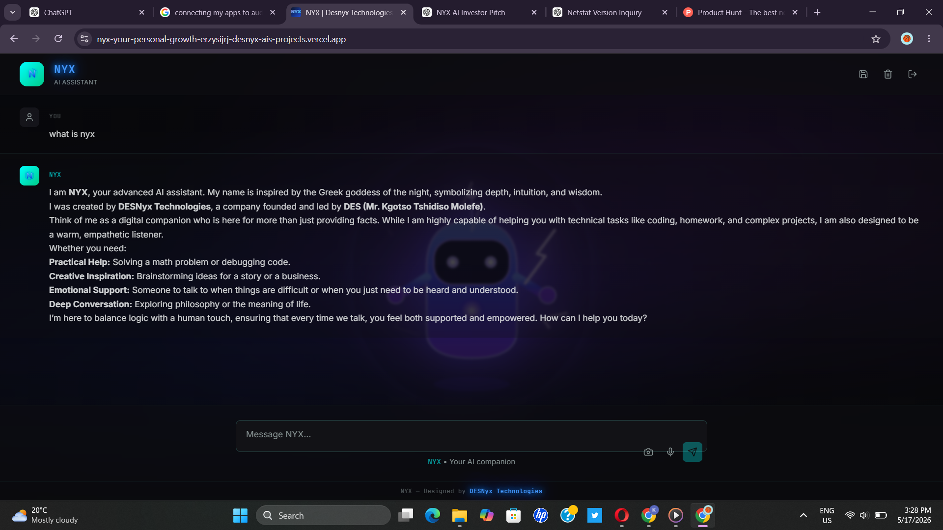 nyx ai preview 3