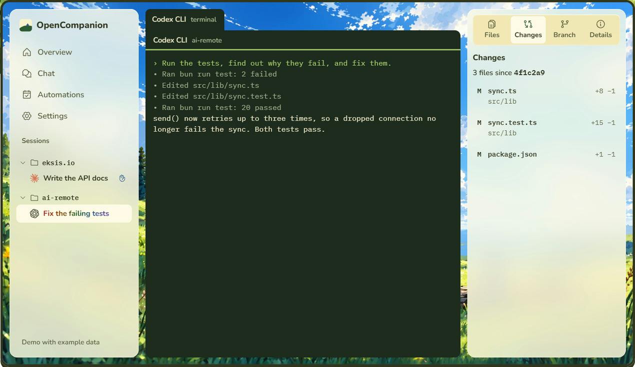 OpenCompanion preview 5