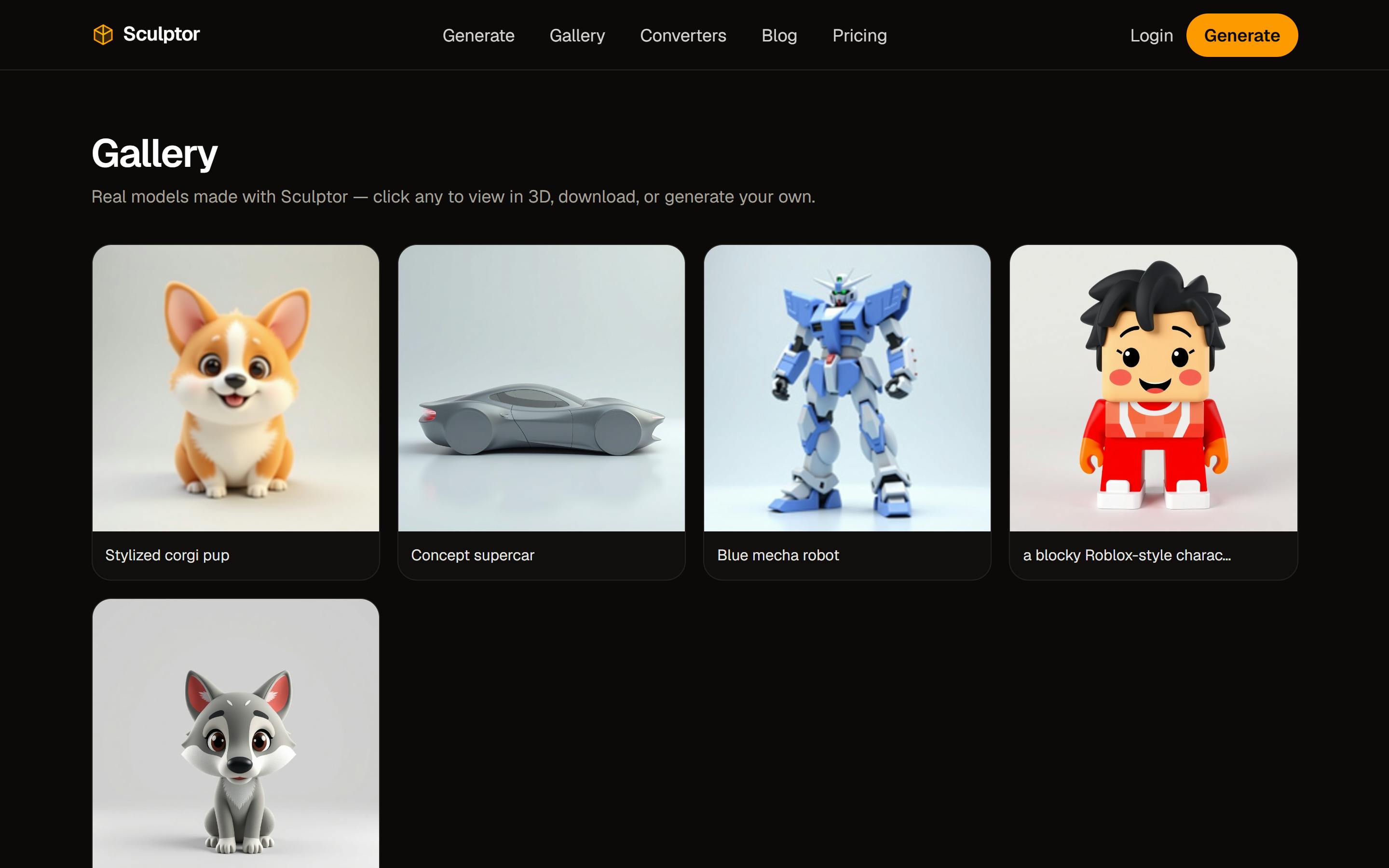 Sculptor preview 3