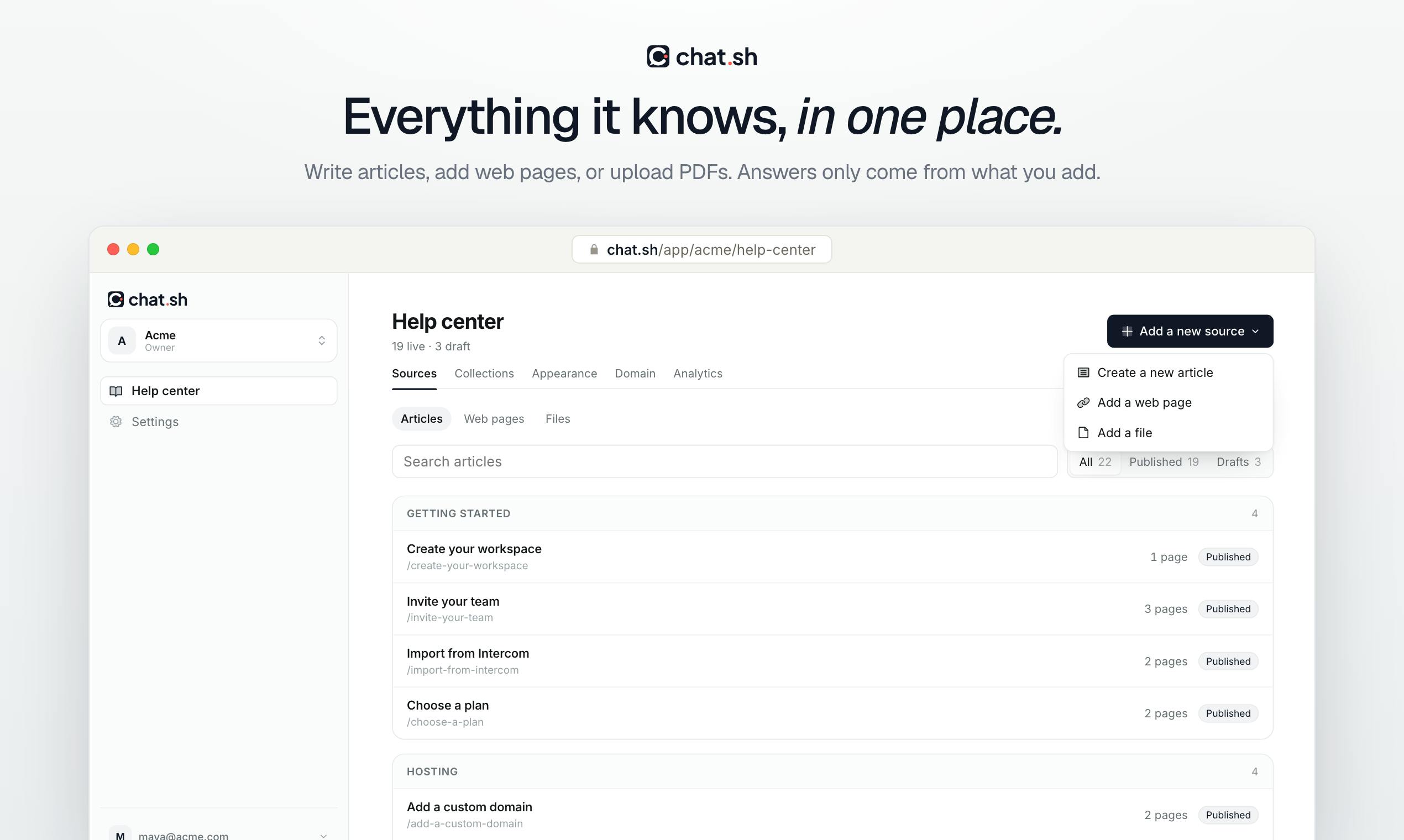 Chat.sh preview 6