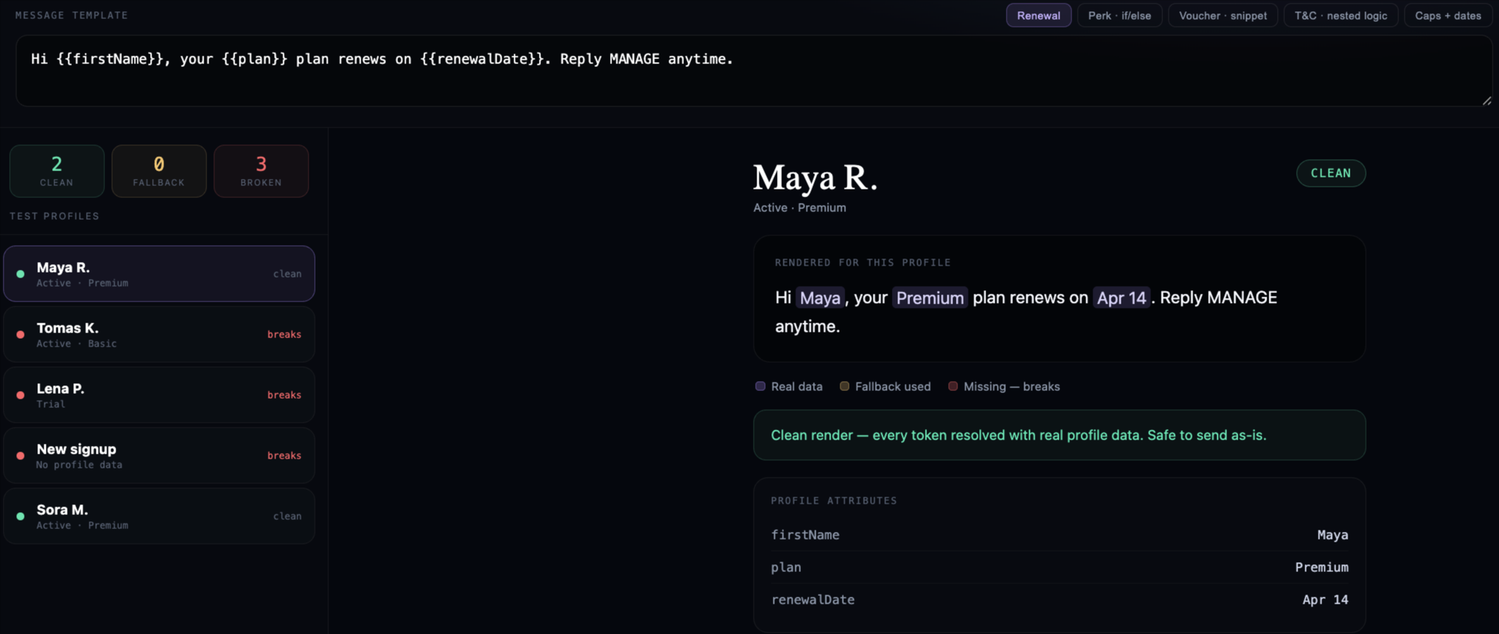 Olympus — CRM QA Suite preview 4