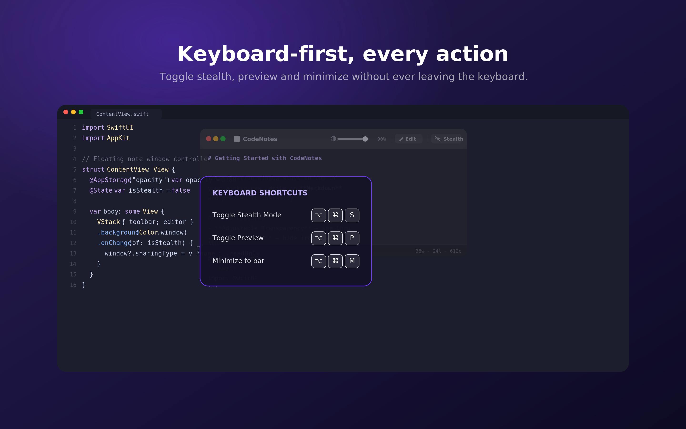 CodeNotes | The Stealth Floating Notepad preview 7