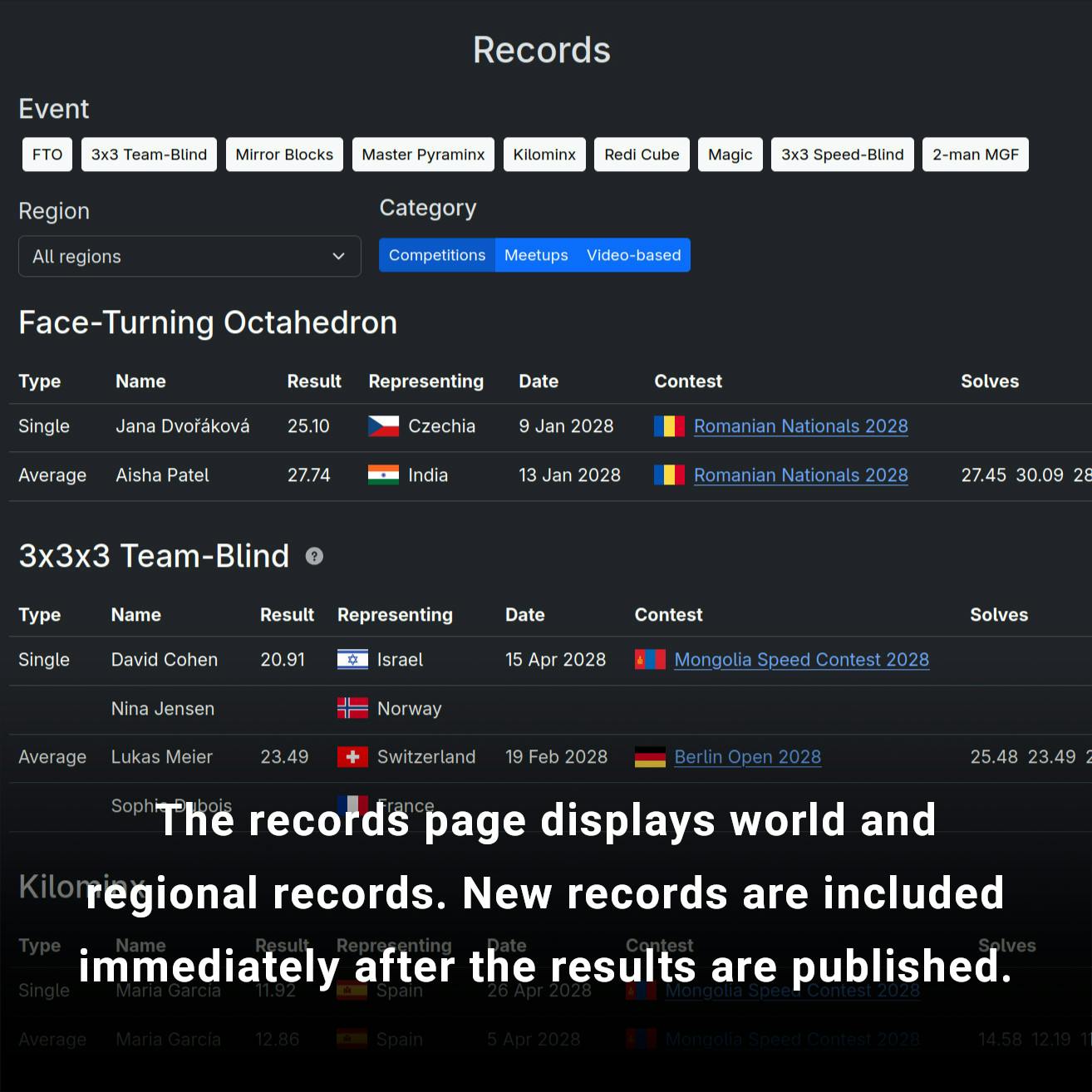 RecordRanks preview 4