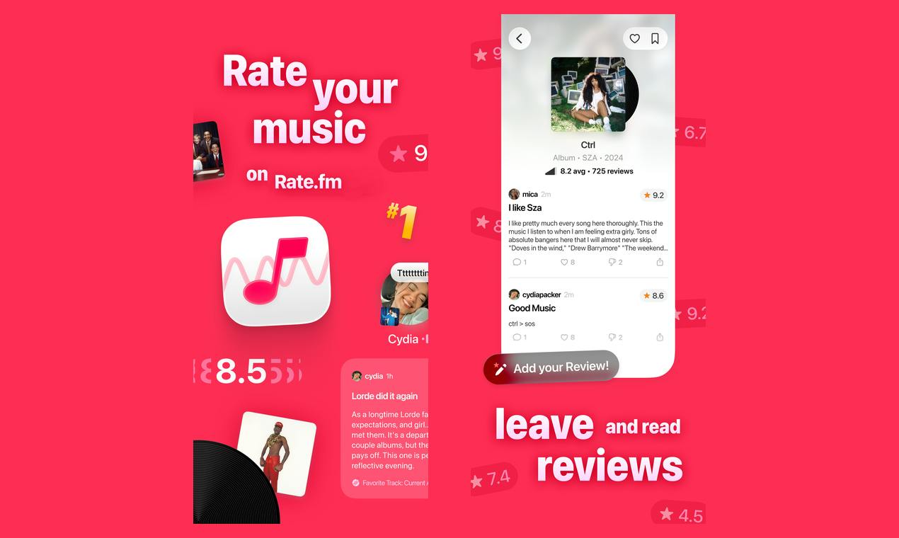 Rate.fm preview 2