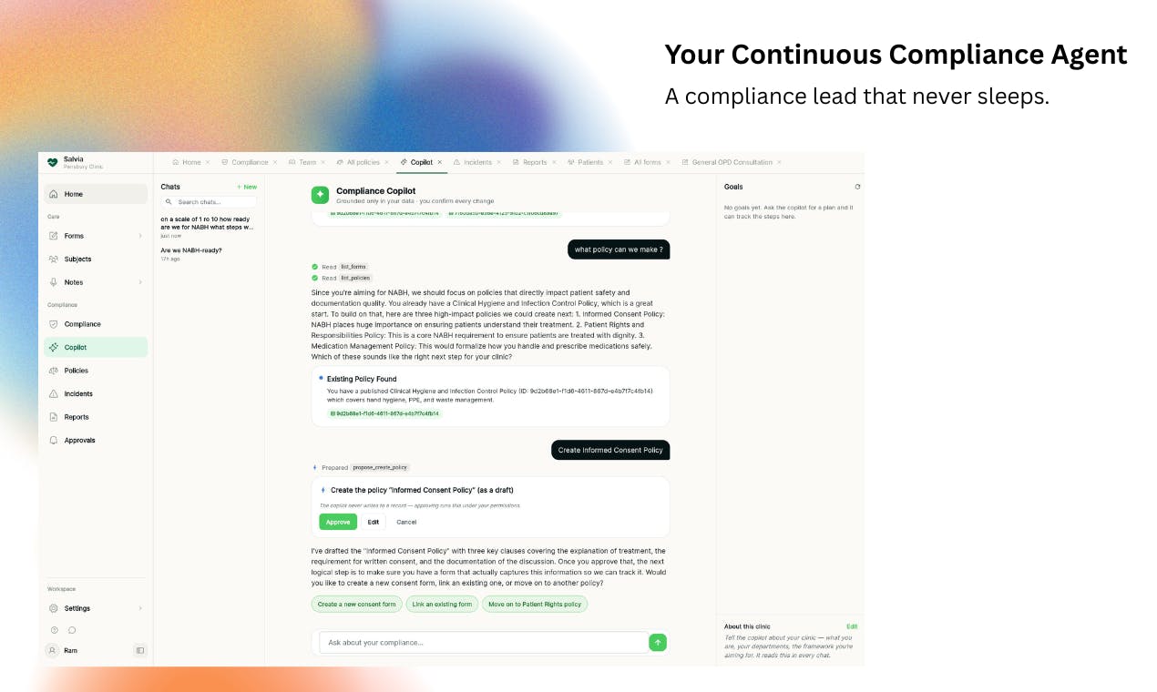 Salvia - continuous clinical compliance preview 6