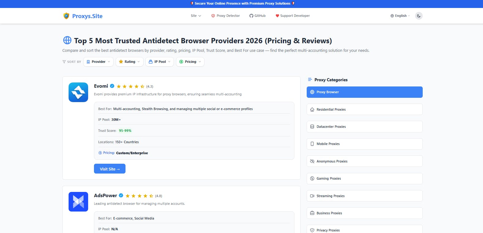 Proxys.site preview 3