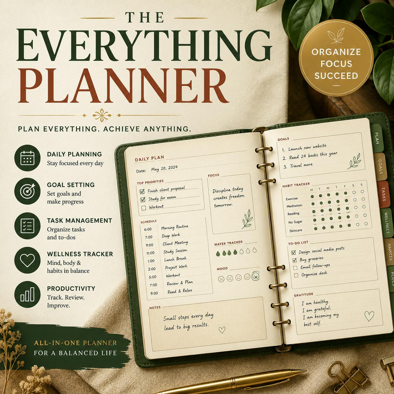 The Everything Notion Planner preview 2
