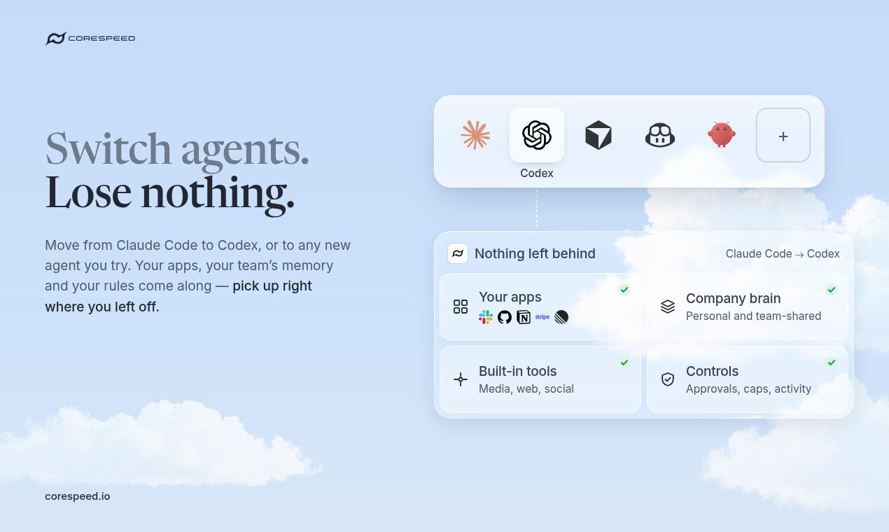 CoreSpeed preview 2