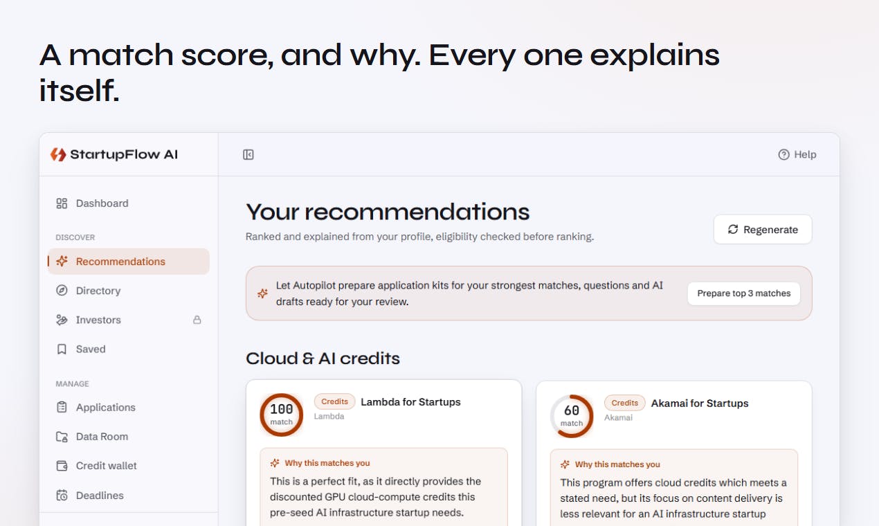 StartupFlow AI preview 4