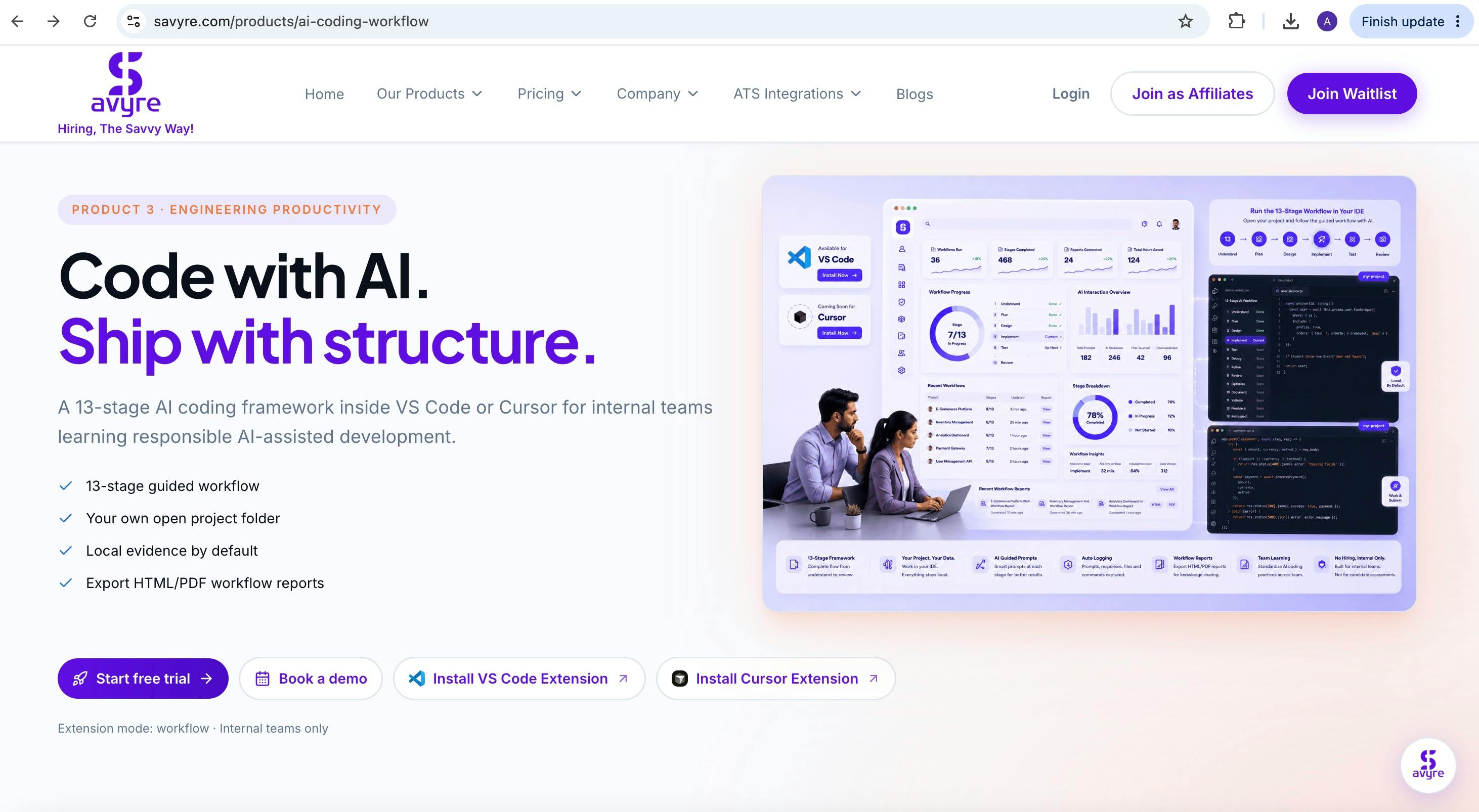 Savyre AI Coding Workflow preview 4
