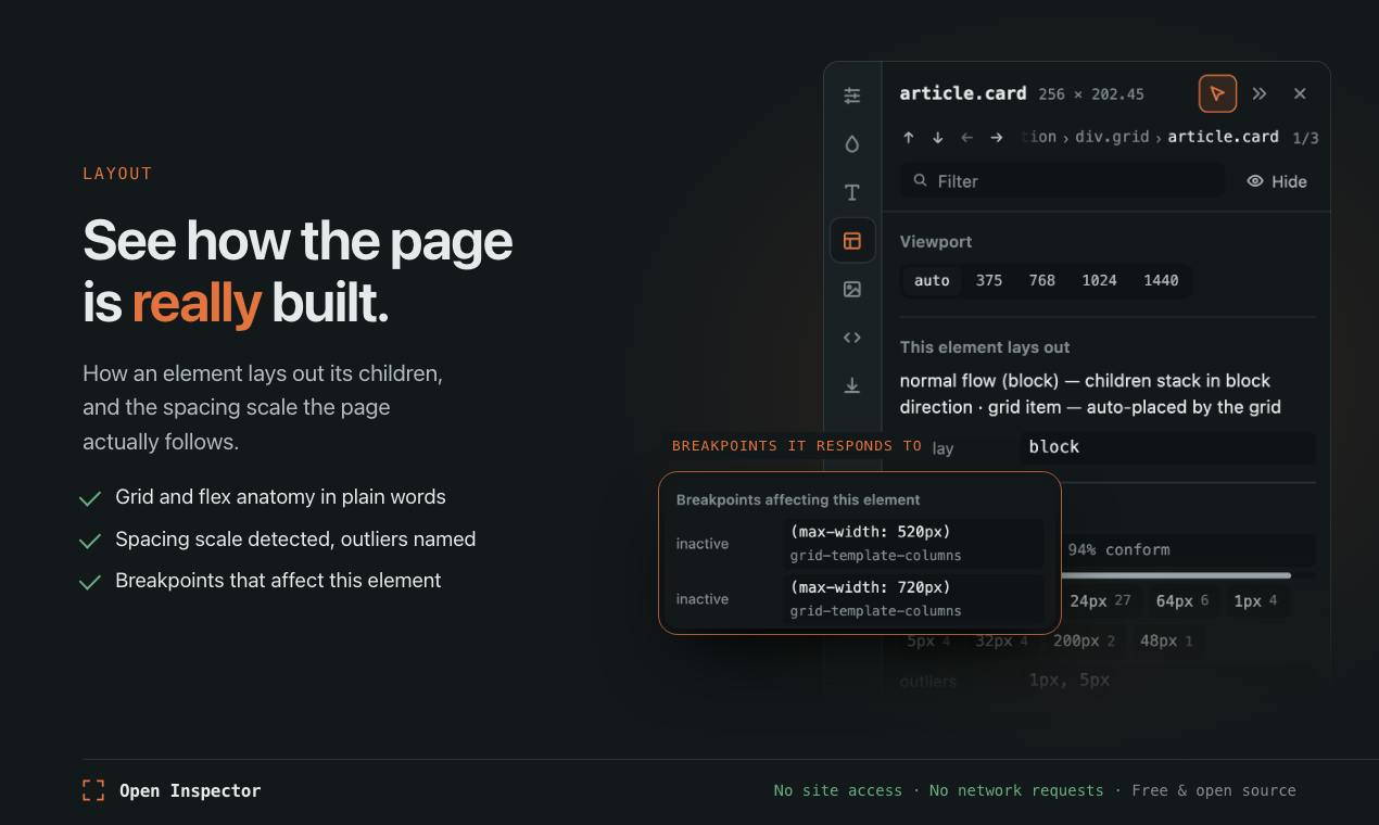 Open Inspector preview 6